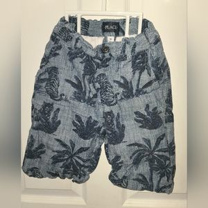Childrens place boys palm tree shorts